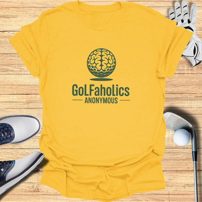 Golfaholics Anonymous T-Shirt - Funny Golf Tee by Swing Epic