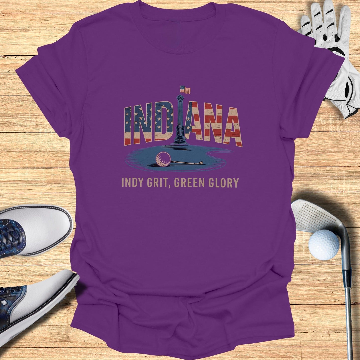 Indiana Golf T-Shirt - Funny Golf Tee by Swing Epic