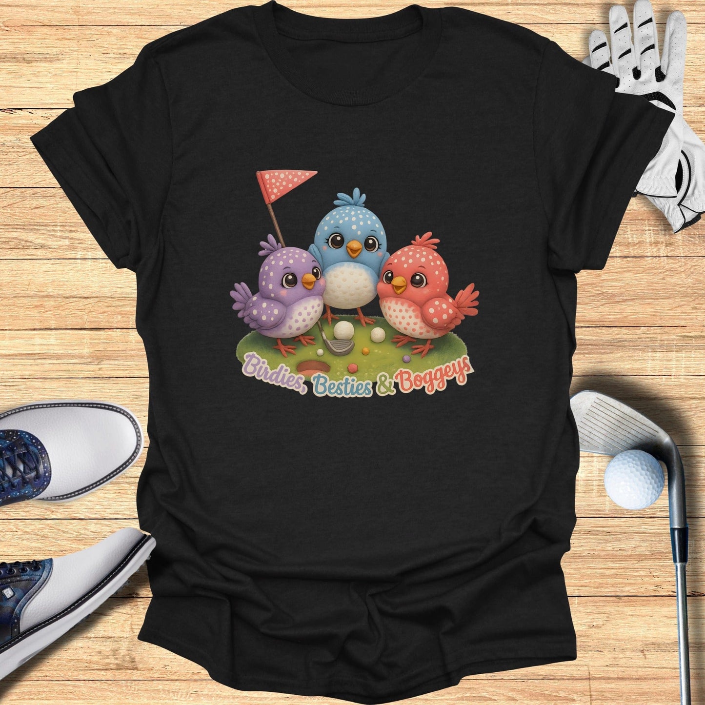 Birdies Besties and Bogeys Golf-themed Product