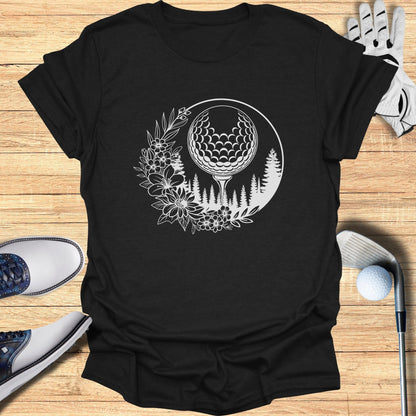 Golfing Moonlight Design Graphic Tee product
