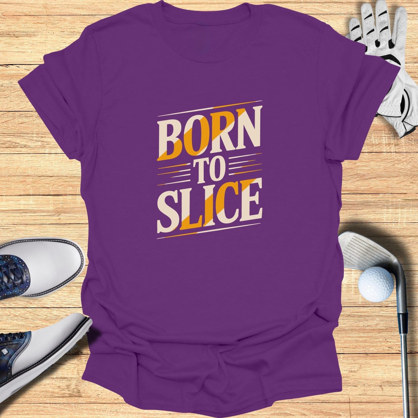 Born To Slice T-Shirt - Funny Golf Tee by Swing Epic