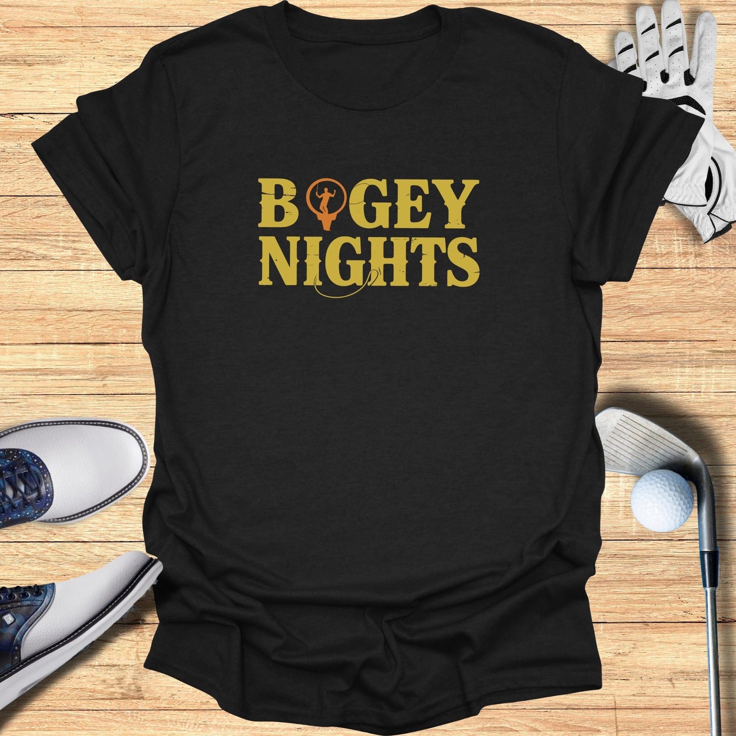 Bogey Nights T-Shirt - Funny Golf Tee by Swing Epic