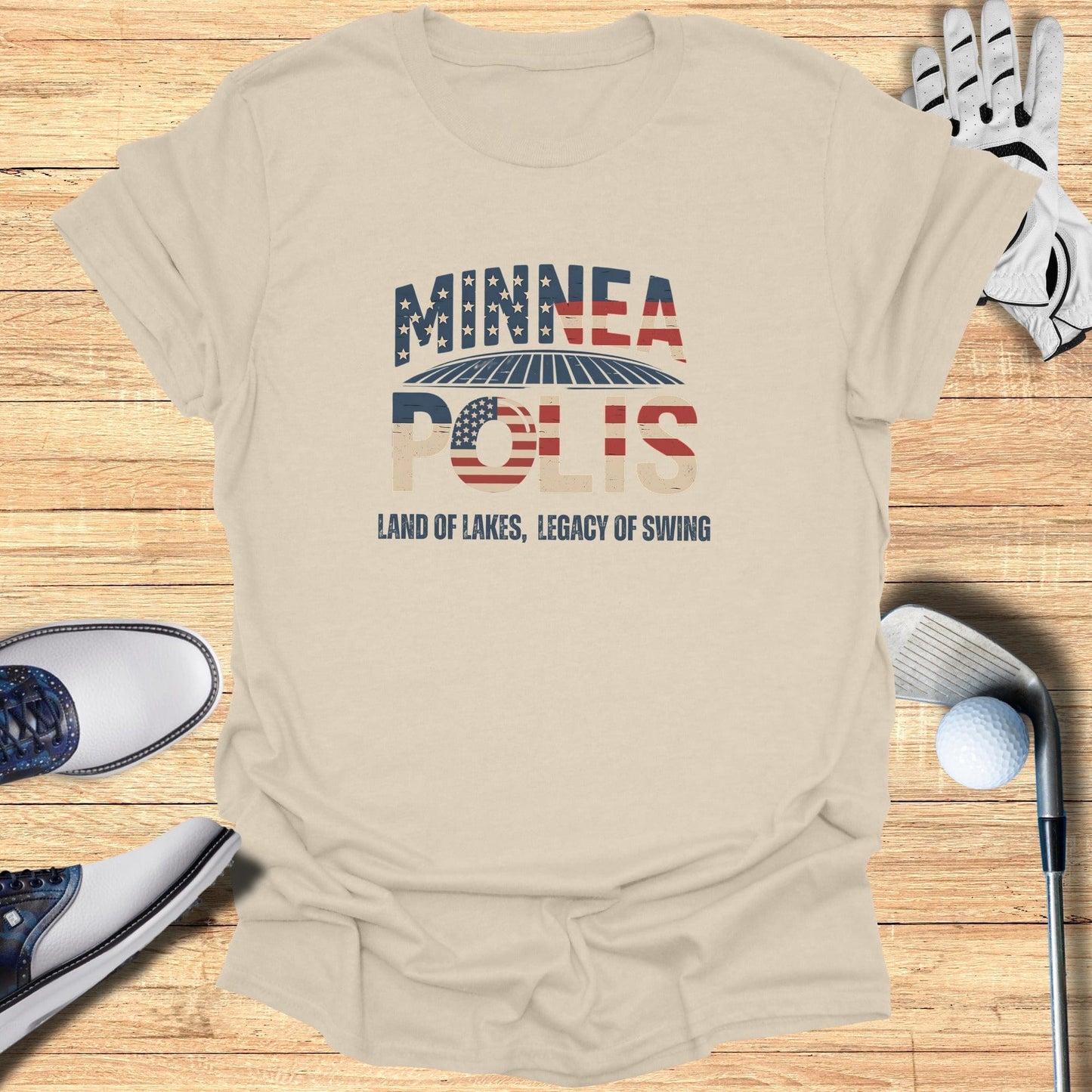 Minneapolis Golf T-Shirt - Funny Golf Tee by Swing Epic