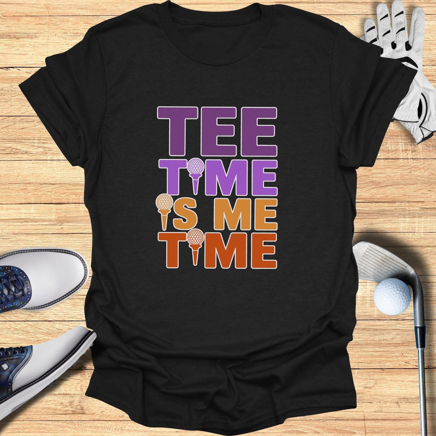 Tee Time Is Me Time T-Shirt - Funny Golf Tee by Swing Epic