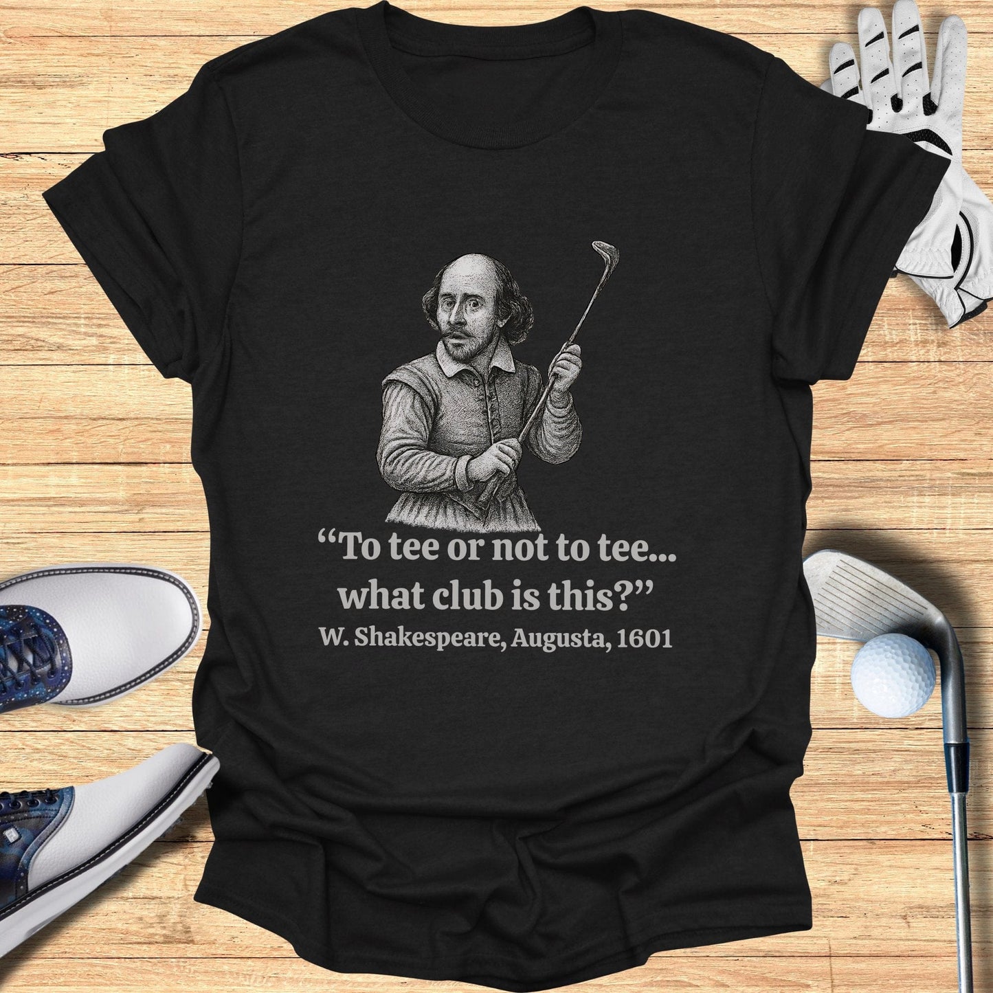 To Tee Or Not To Tee T-Shirt - Funny Golf Tee by Swing Epic