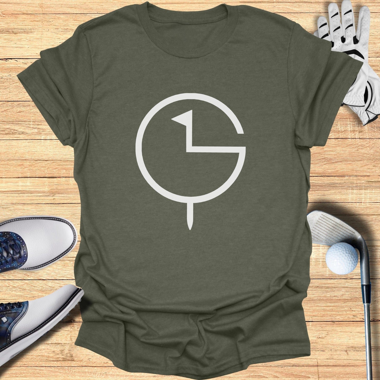 Unique Golf Design Logo T-Shirt for Enthusiasts