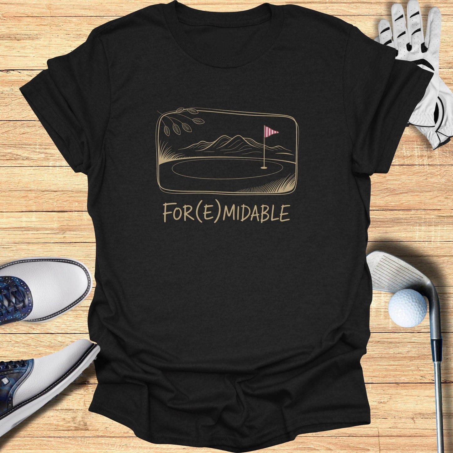 Fore-midable T-Shirt - Funny Golf Tee by Swing Epic