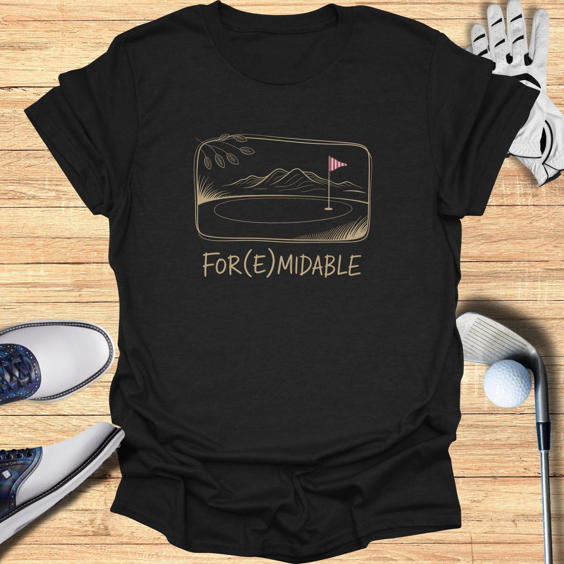 Fore-midable T-Shirt - Funny Golf Tee by Swing Epic