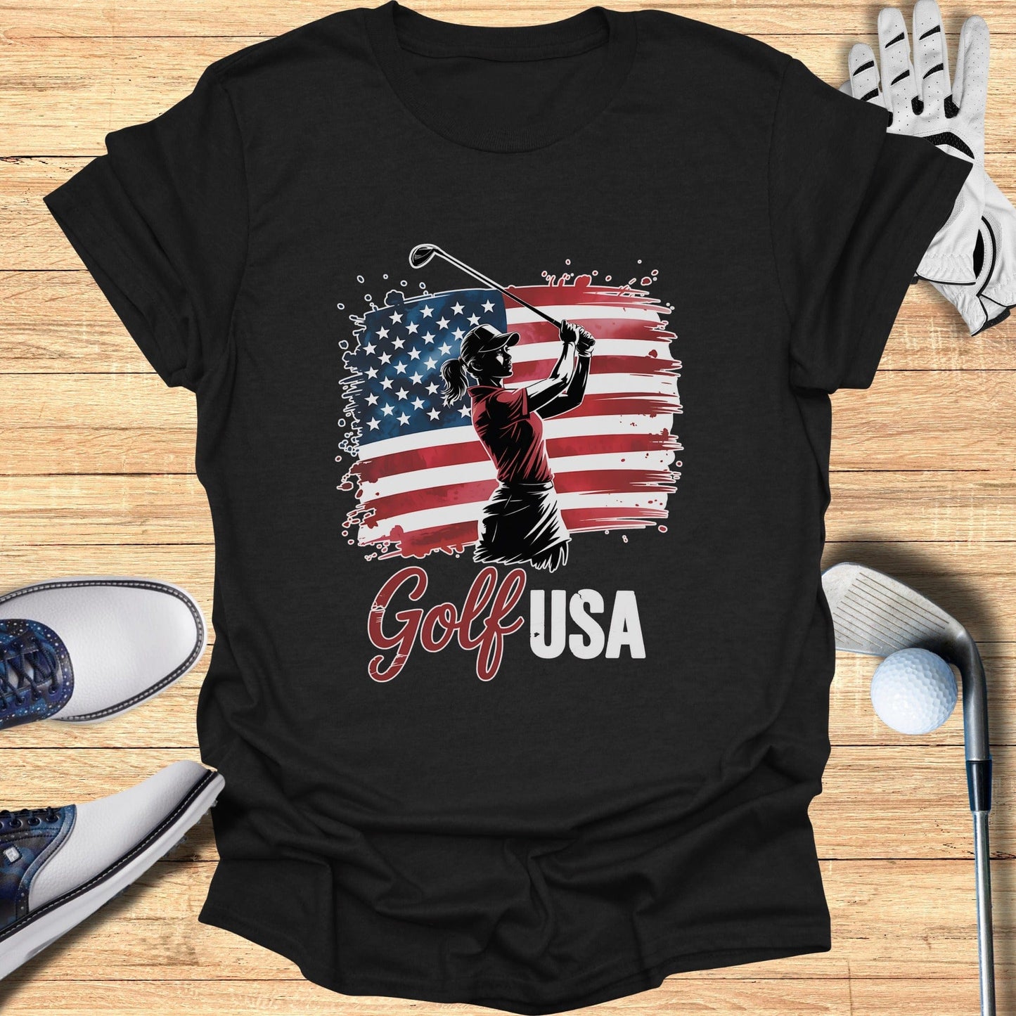 Golf USA T-Shirt - Funny Golf Tee by Swing Epic