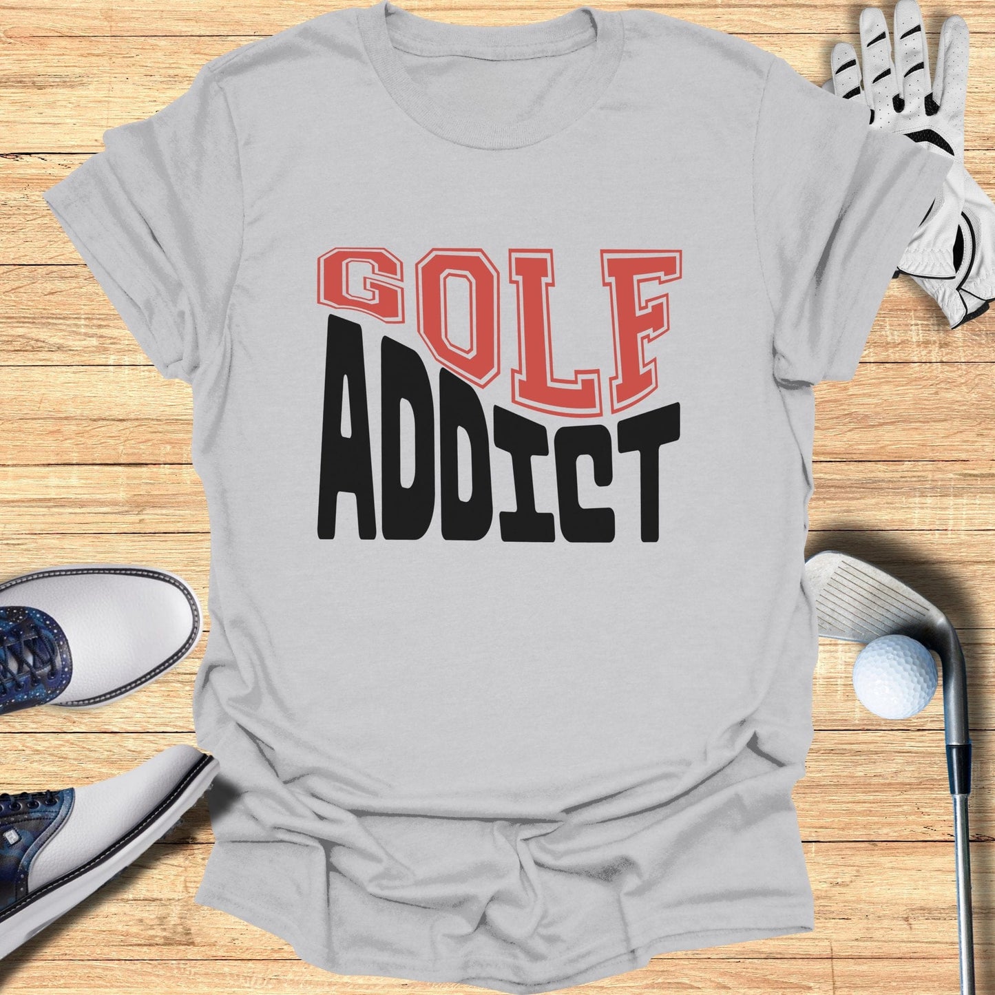 Golf Addict T-Shirt - Funny Golf Tee by Swing Epic