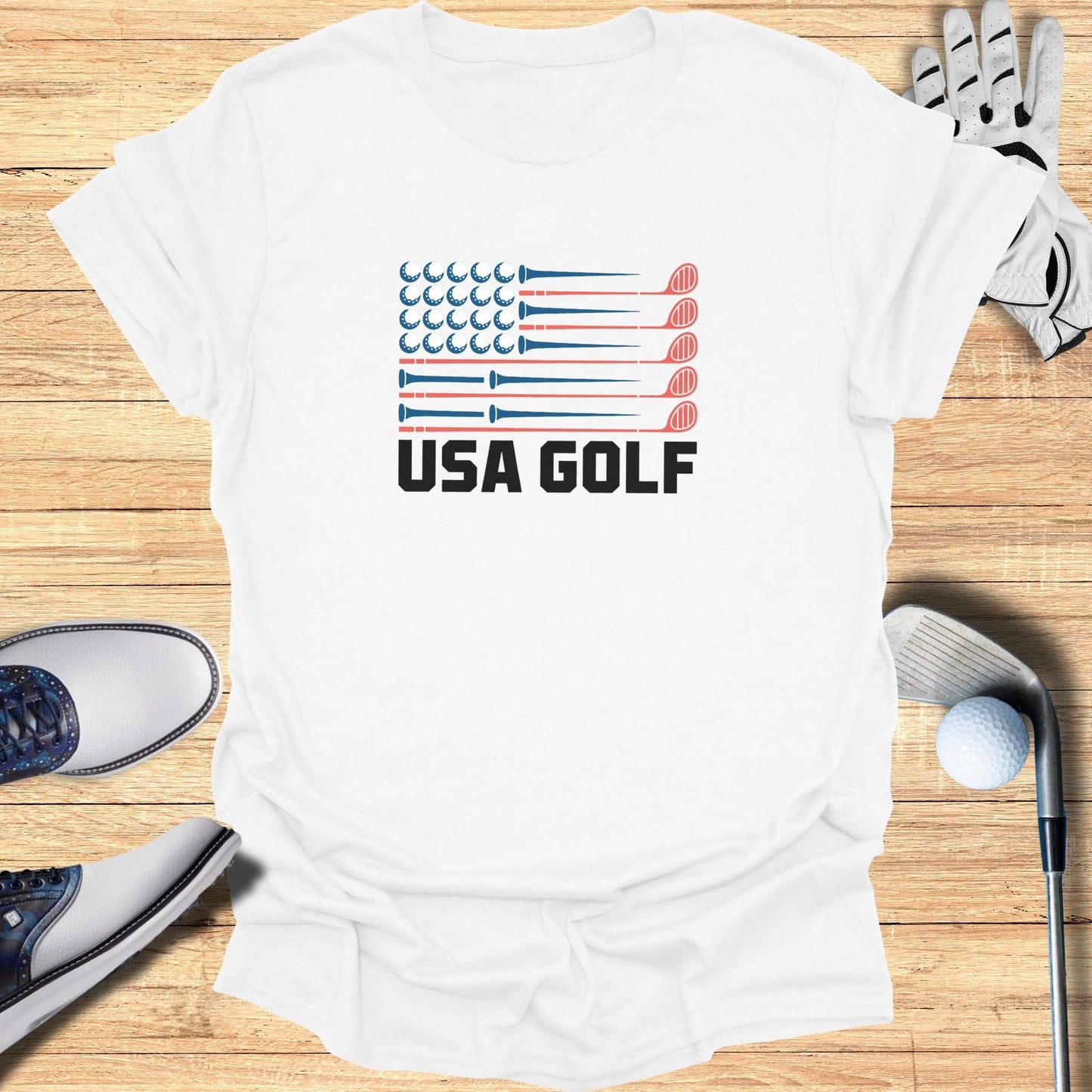 USA Golf T-Shirt - Funny Golf Tee by Swing Epic