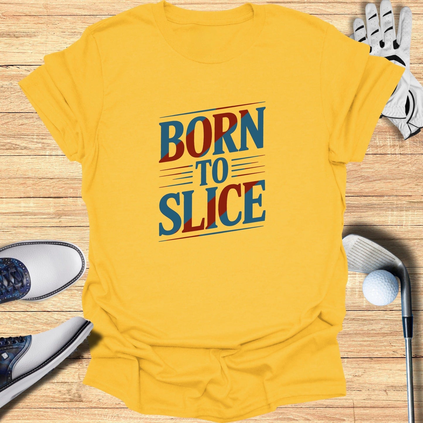 Born To Slice T-Shirt - Funny Golf Tee by Swing Epic