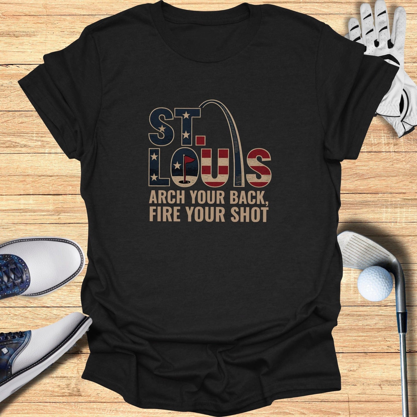 St. Louis Golf T-Shirt - Funny Golf Tee by Swing Epic