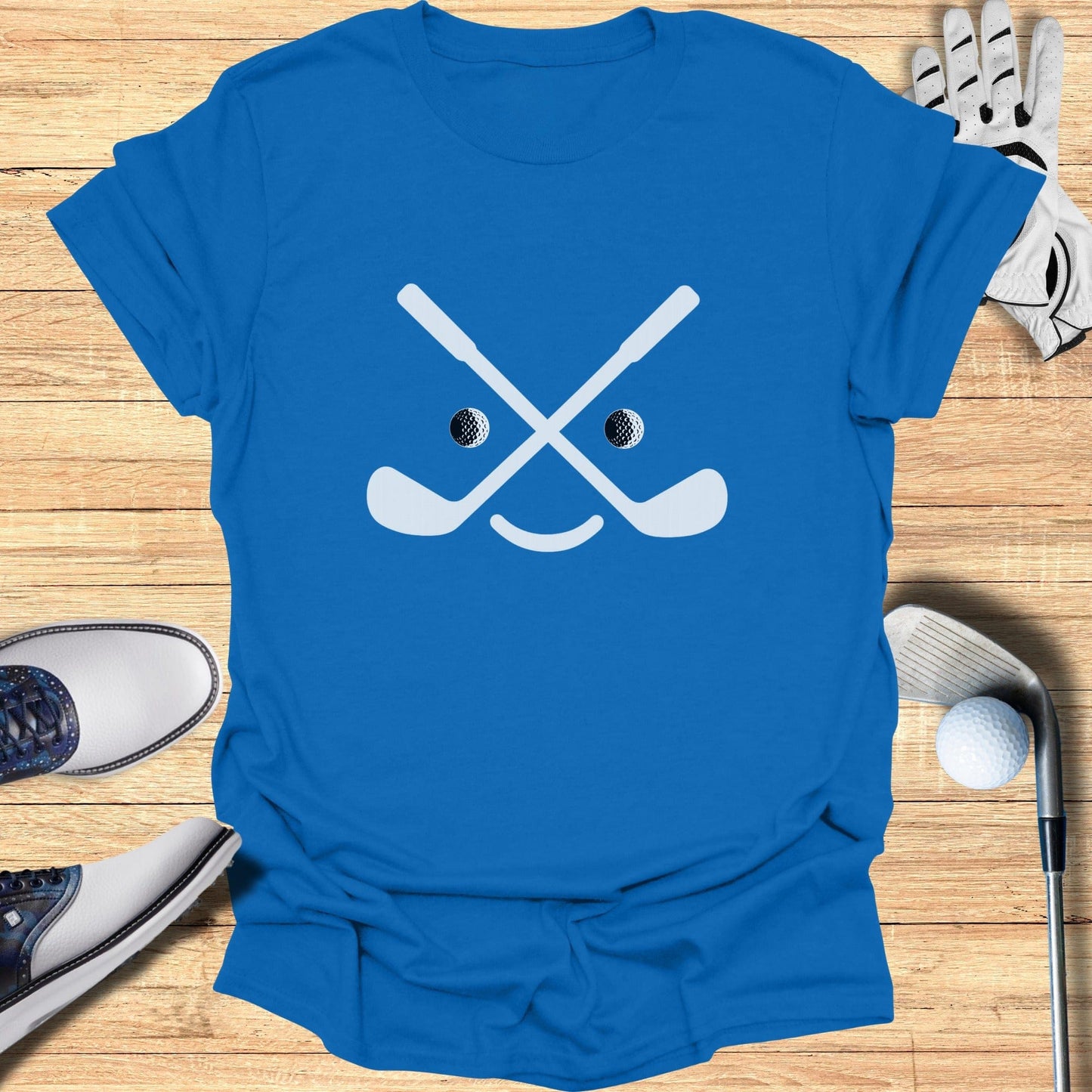 Fun Golf Themed Graphic Tee for Casual Style