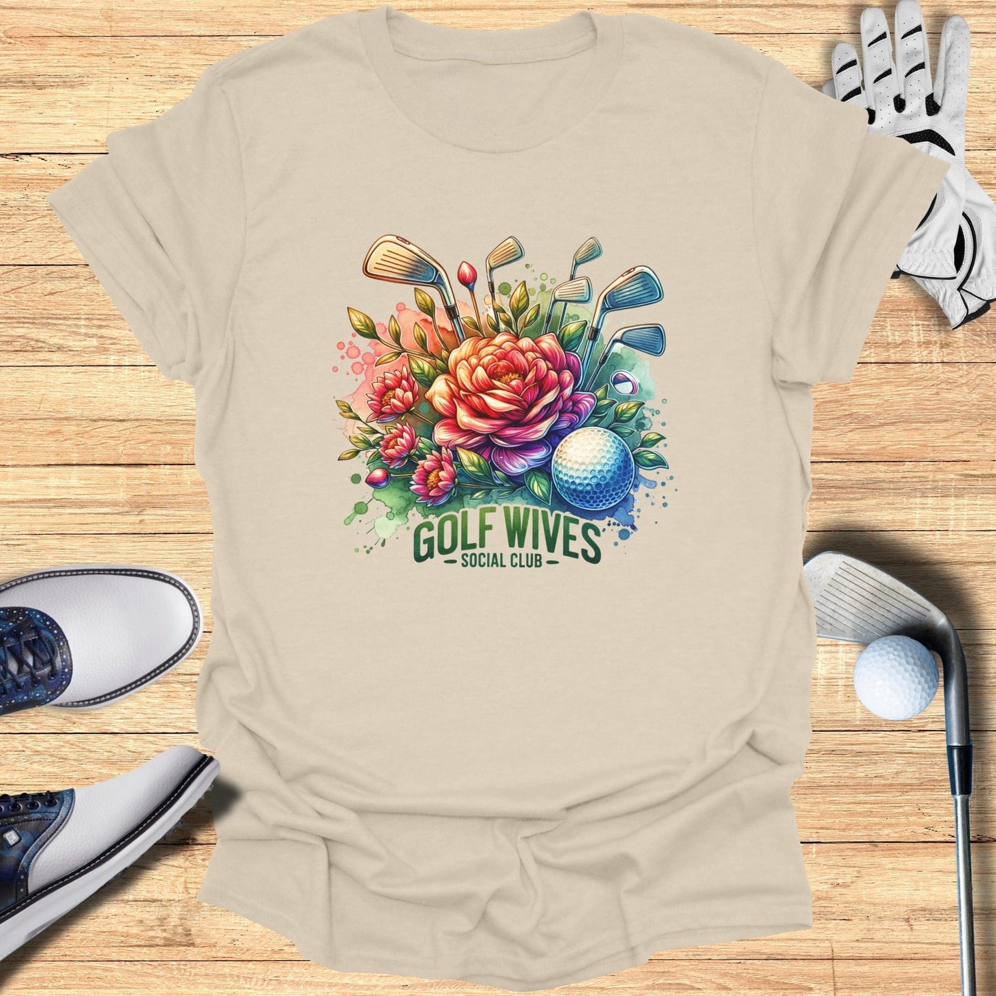 Golf Wives Social Club T-Shirt - Funny Golf Tee by Swing Epic