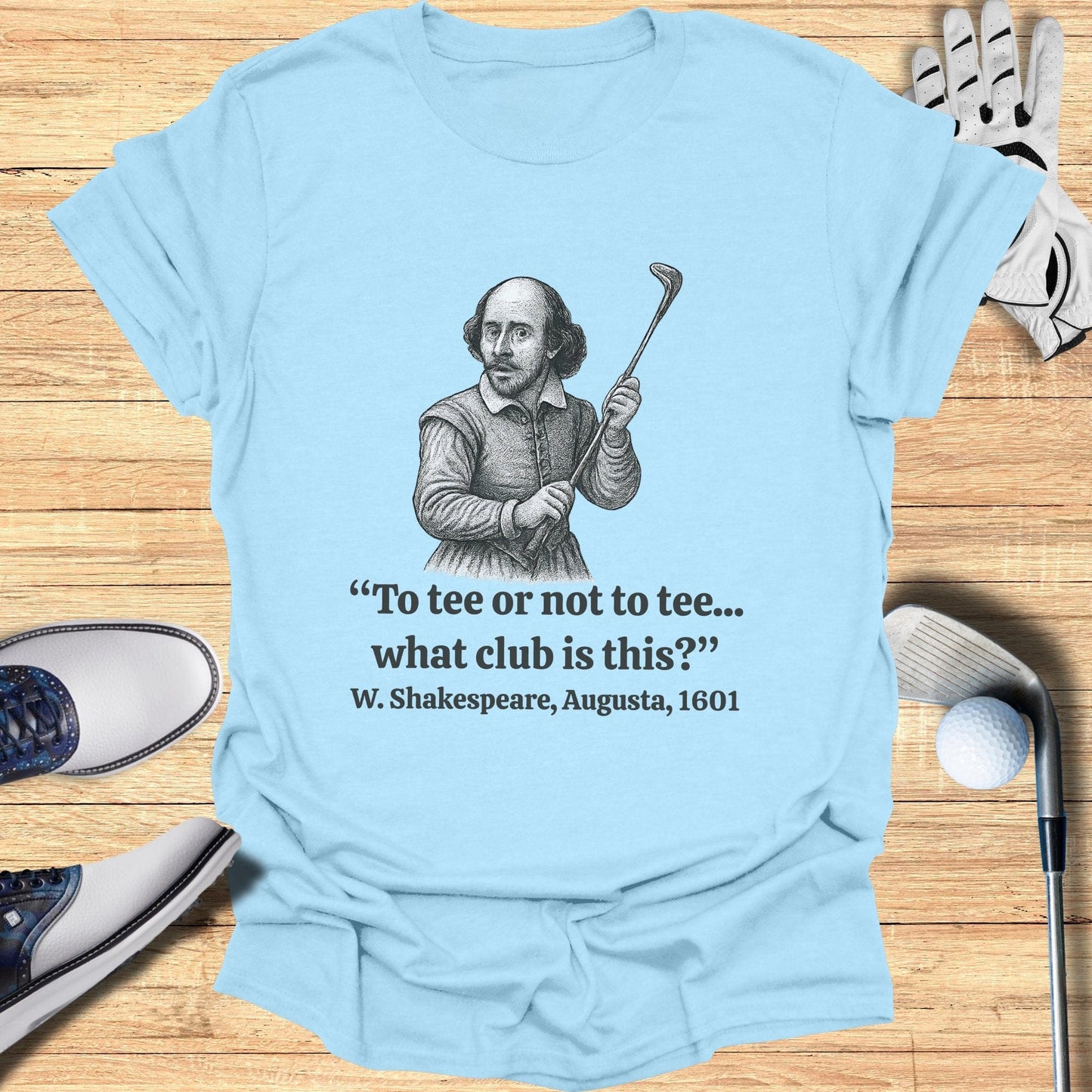 To Tee Or Not To Tee T-Shirt - Funny Golf Tee by Swing Epic