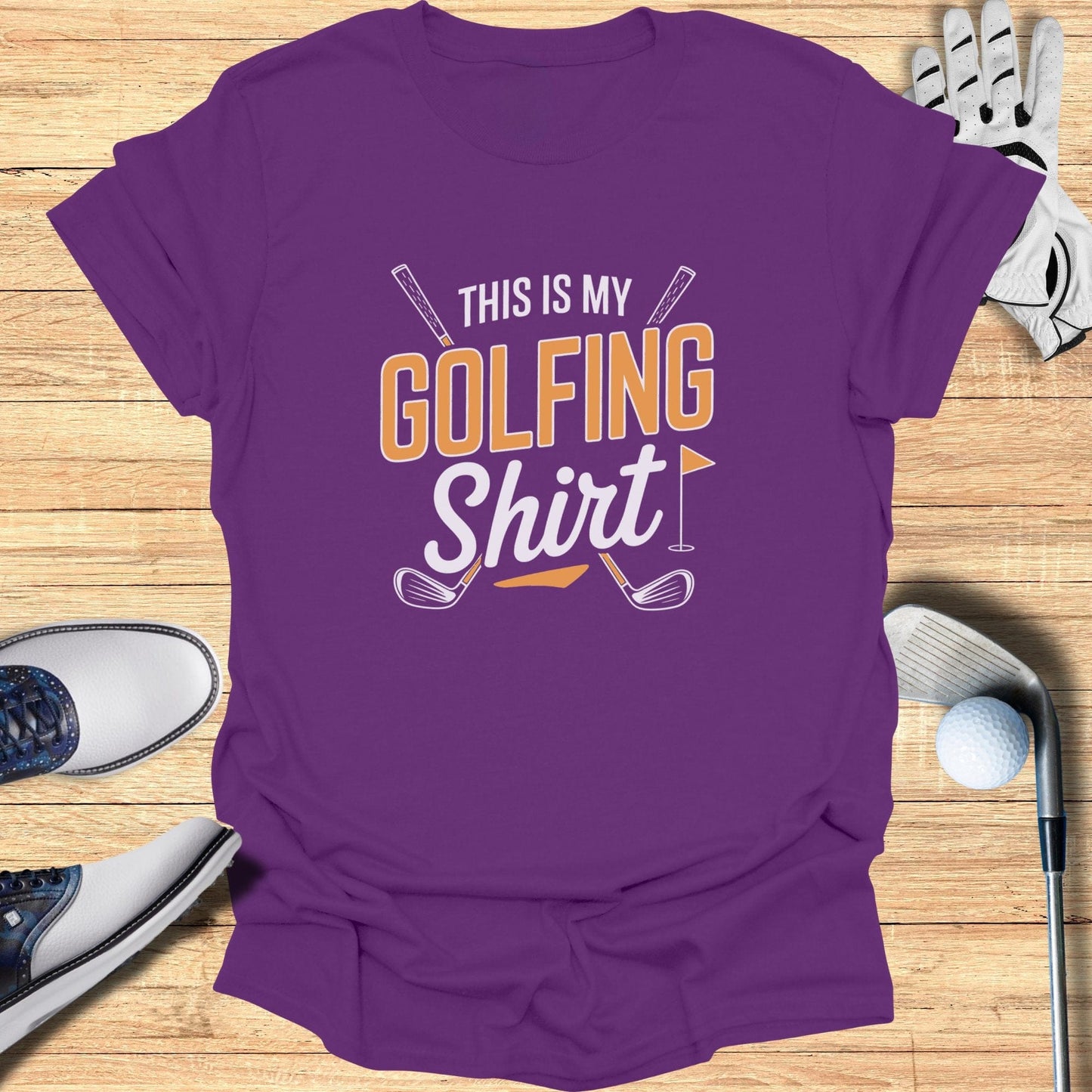 This Is My Golfing Shirt T-Shirt - Funny Golf Tee by Swing Epic