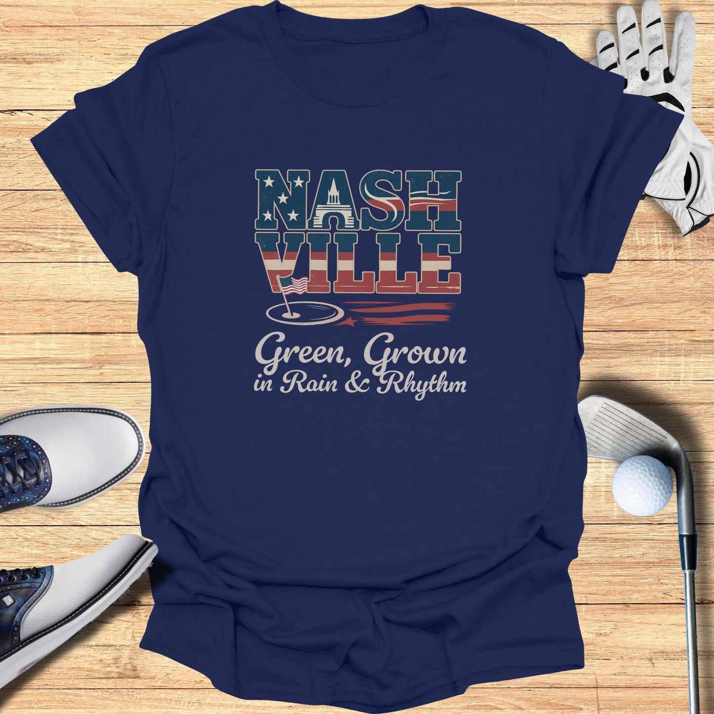 Nashville Golf T-Shirt - Funny Golf Tee by Swing Epic