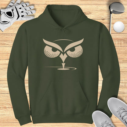 Funny Golf Owl Graphic Hoodie