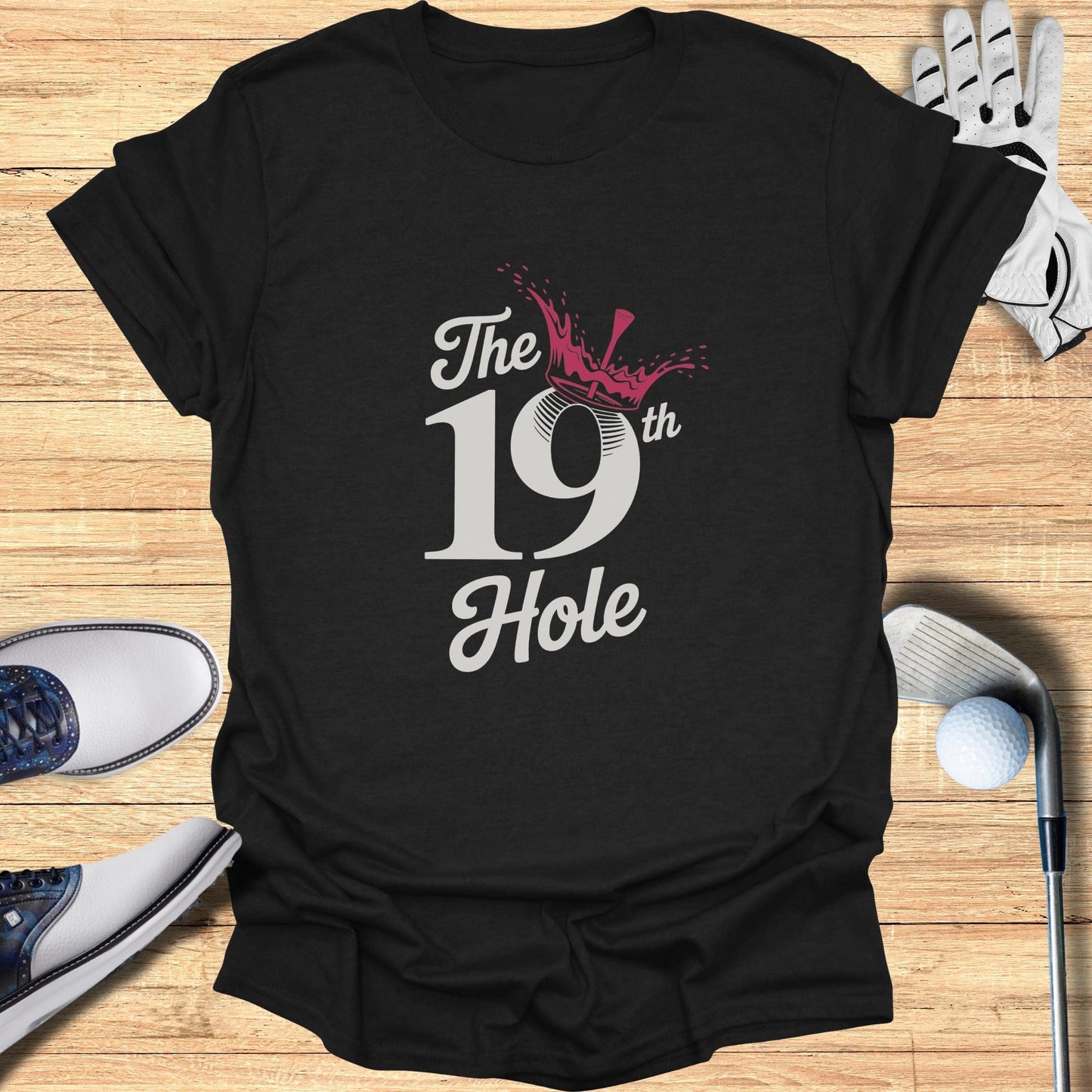 The 19th Hole T-Shirt - Funny Golf Tee by Swing Epic