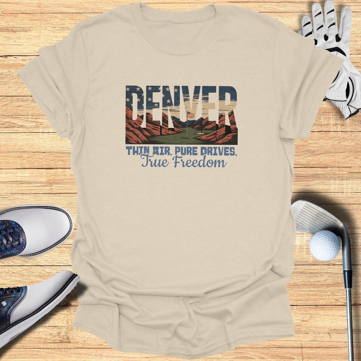 Denver Golf T-Shirt - Funny Golf Tee by Swing Epic