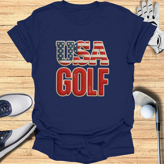USA Golf Graphic T-shirt for Golf Enthusiasts