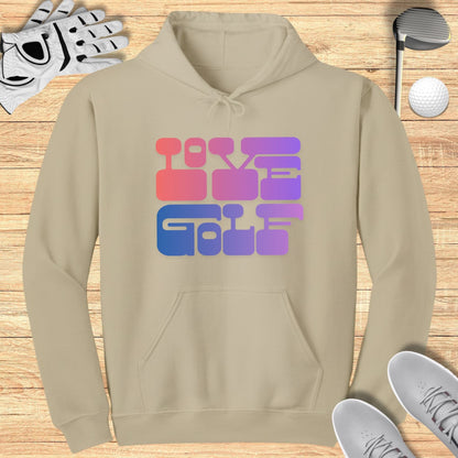 Love Golf Hoodie for Enthusiastic Golfers