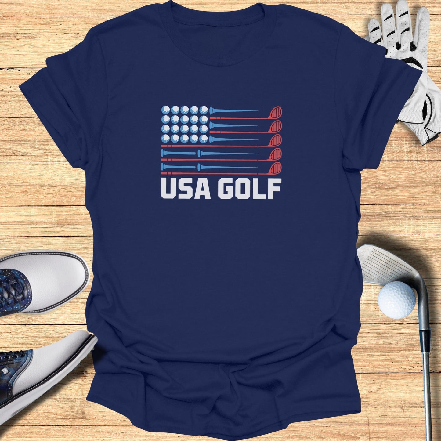 USA Golf T-Shirt - Funny Golf Tee by Swing Epic