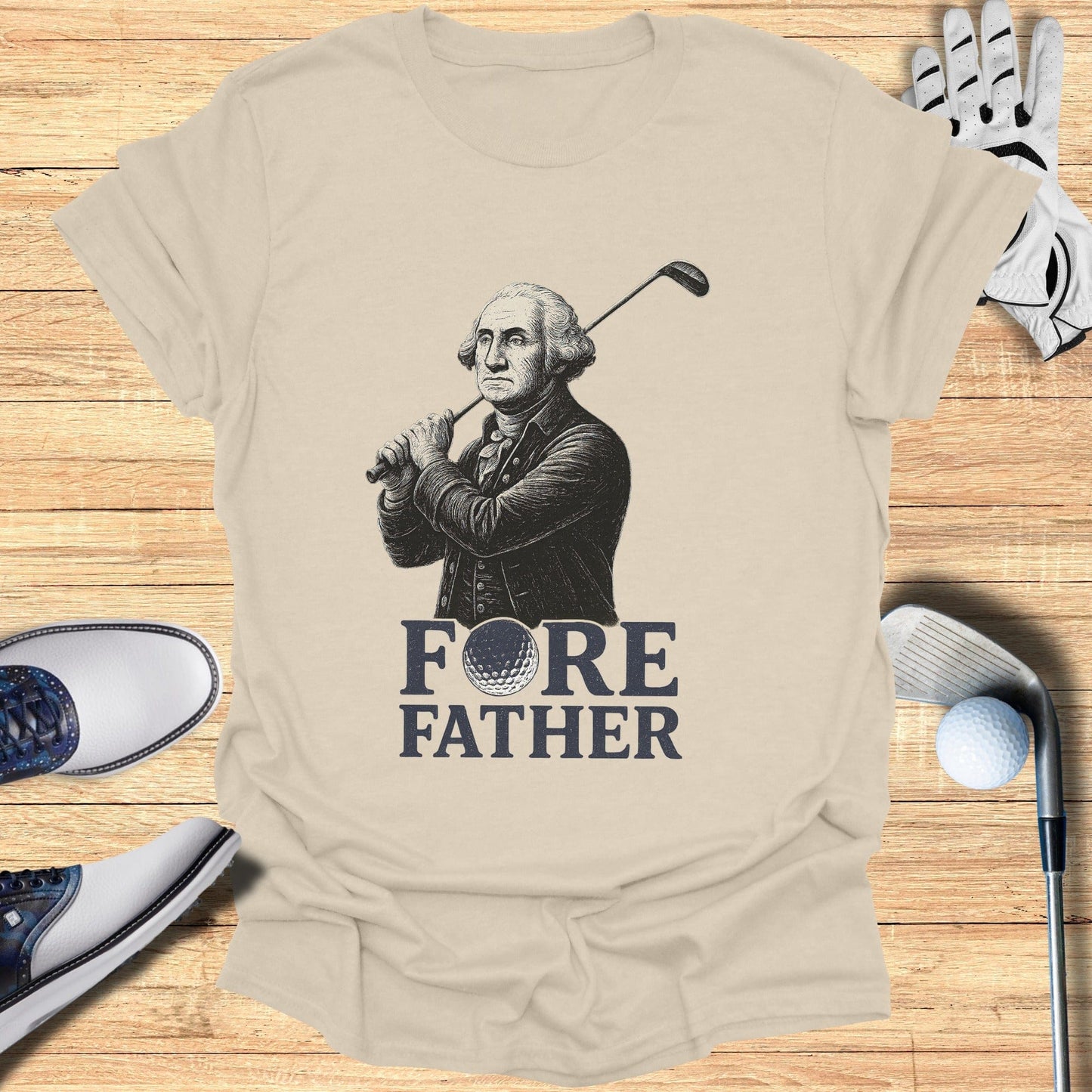 Fore Father T-Shirt - Funny Golf Tee by Swing Epic