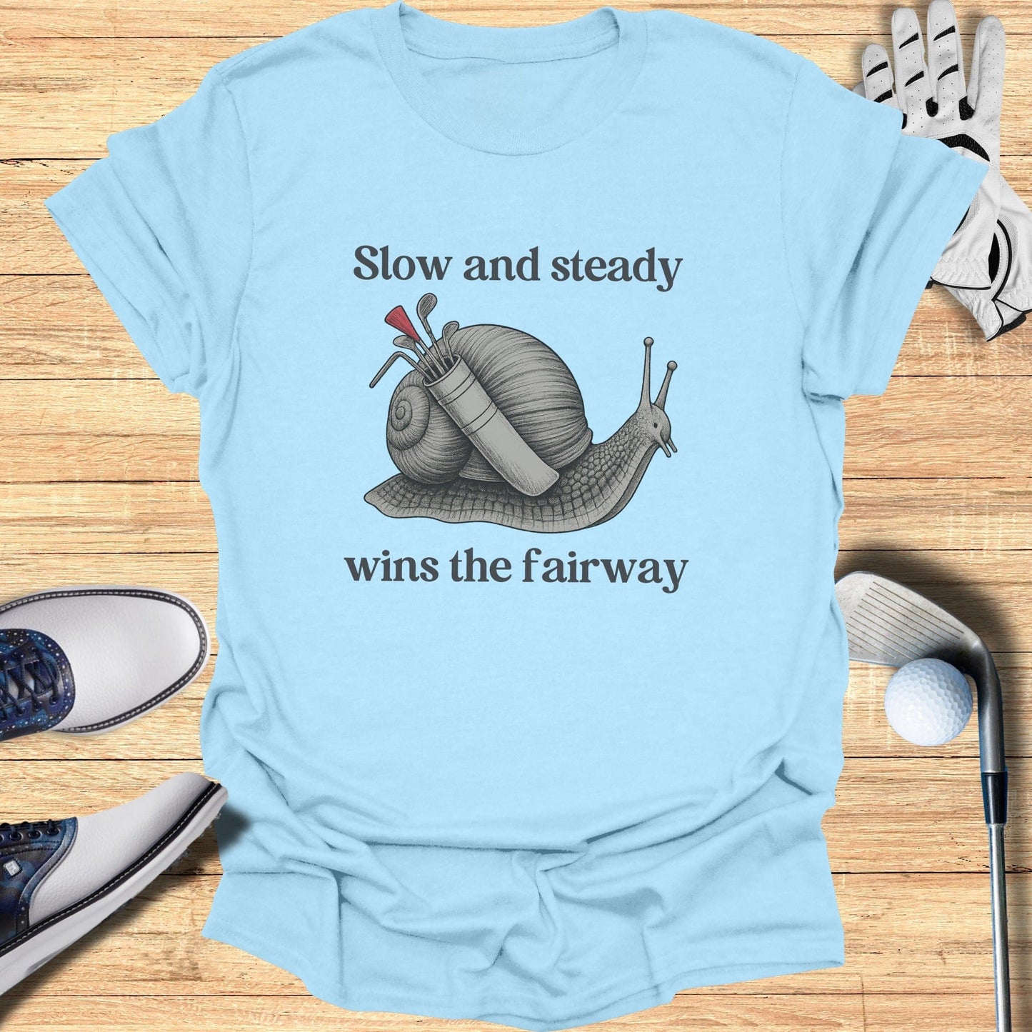 Slow and Steady Fairway T-Shirt - Funny Golf Tee by Swing Epic