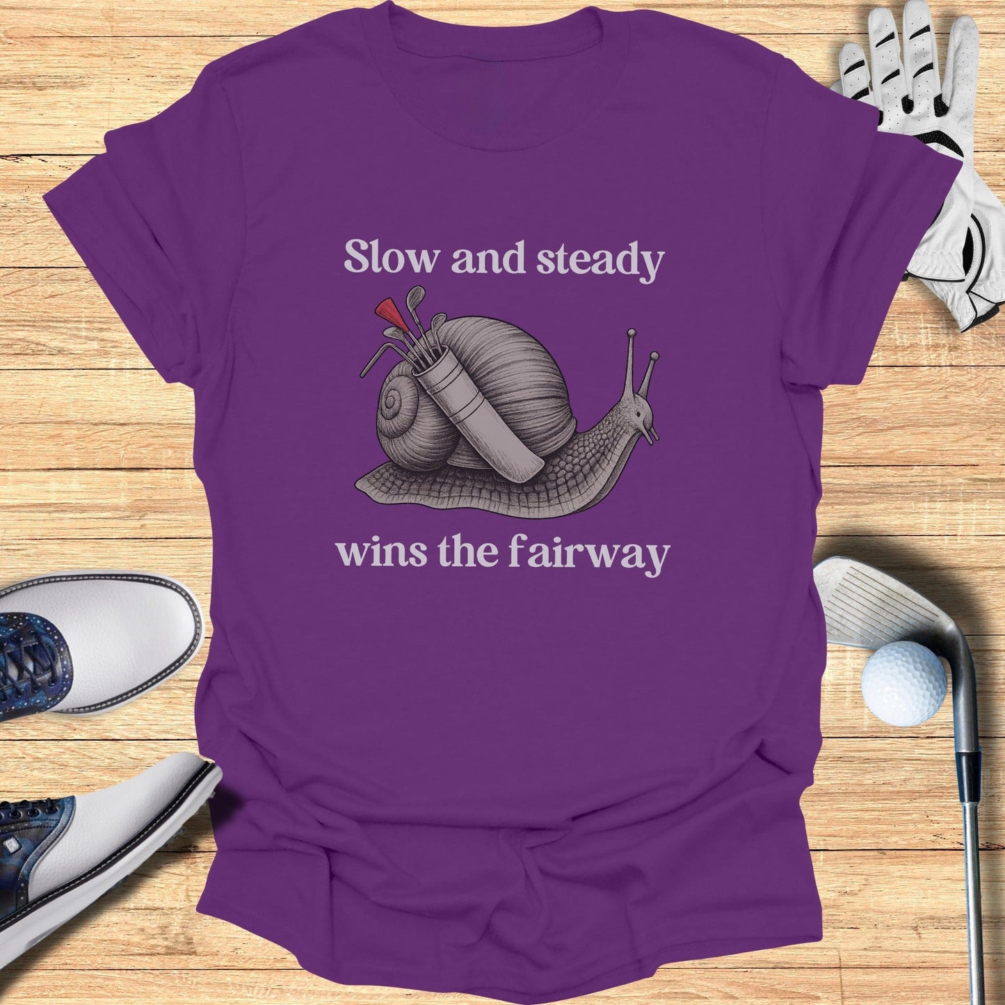 Slow and Steady Fairway T-Shirt - Funny Golf Tee by Swing Epic