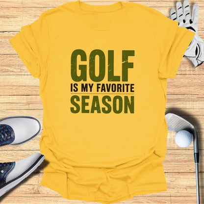 Golf Is My Favorite Season T-Shirt - Funny Golf T-Shirt by SwingEpic