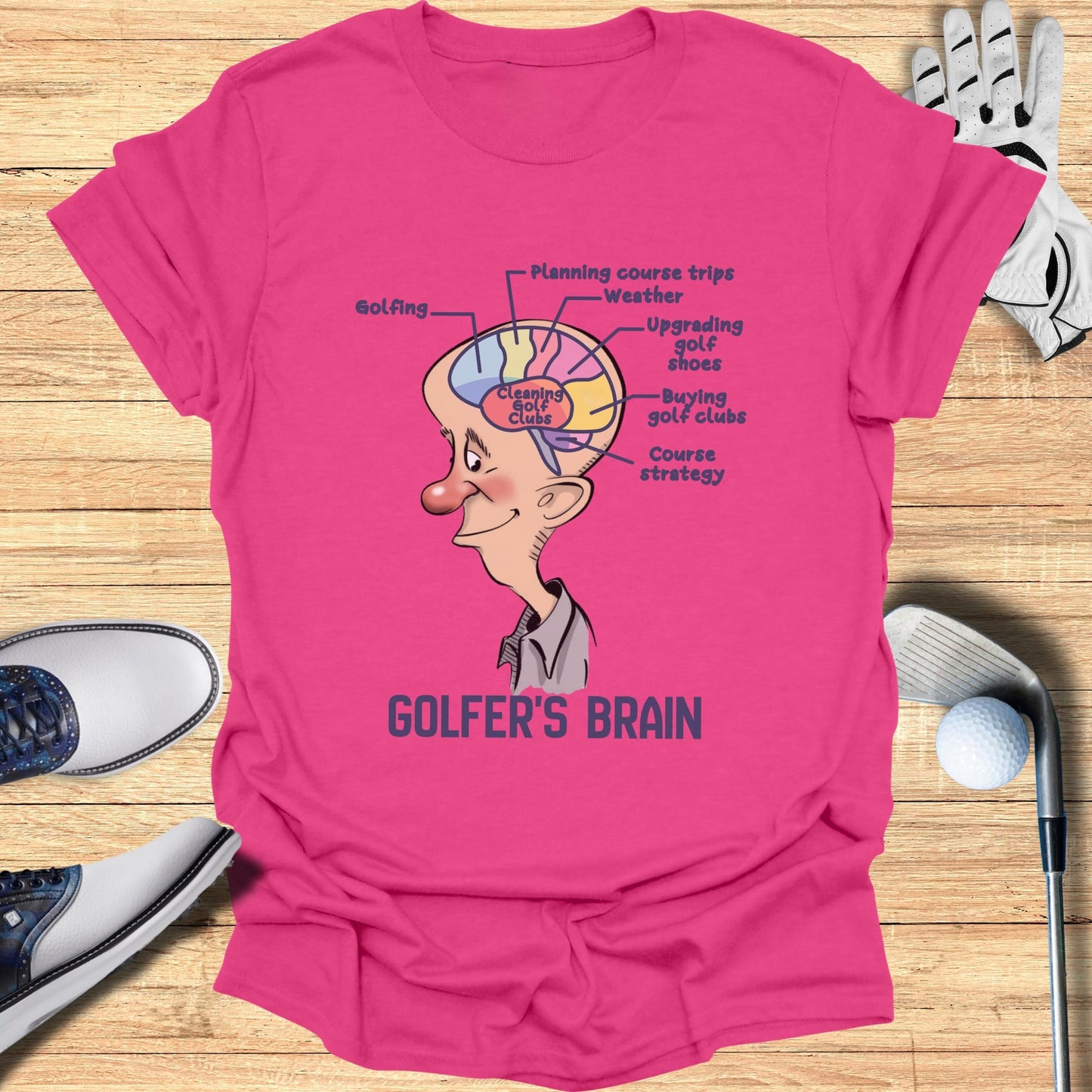 Golfer Brain T-Shirt