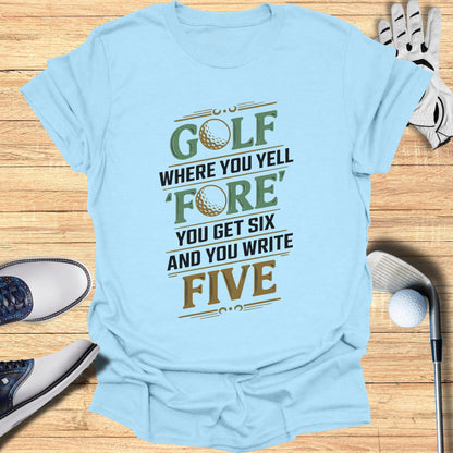 Golf Math T-Shirt