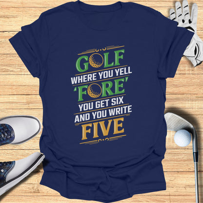 Golf Math T-Shirt
