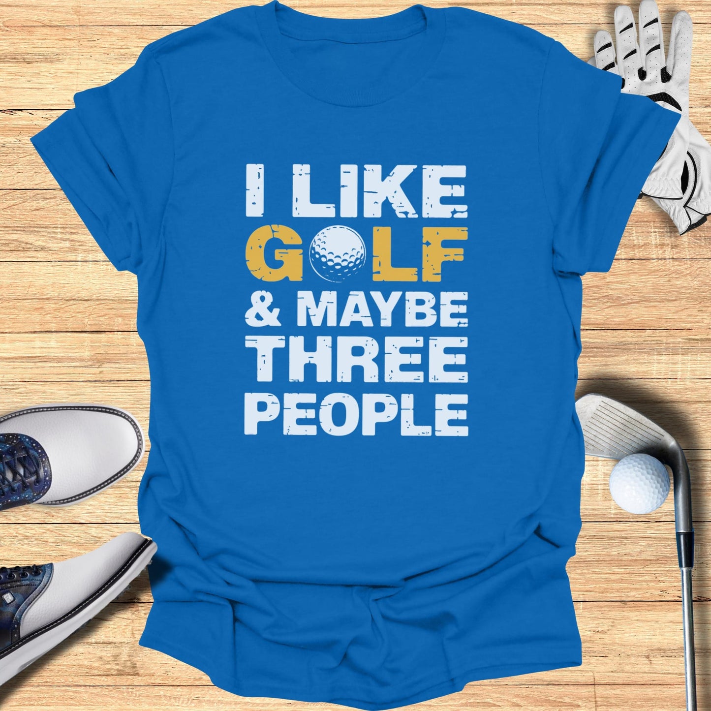 Golf, Dog, Three People T-Shirt