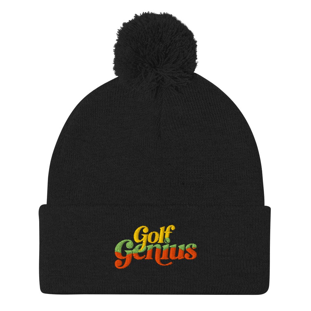 Golf Genius Pom-Pom Beanie - Funny Golf Tee by Swing Epic