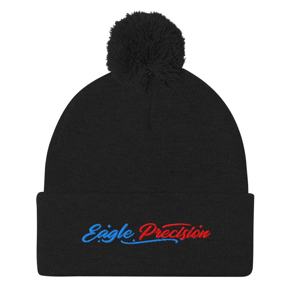 Eagle Precision Embroidered Golf Pom-Pom Beanie - Funny Golf Tee by Swing Epic