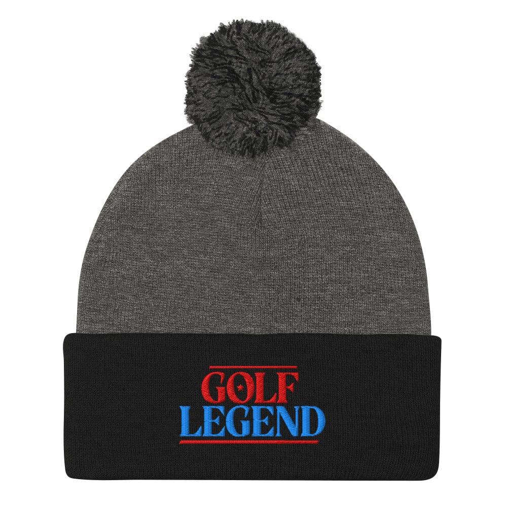 Golf Legend Be a Star Embroidered Golf Pom-Pom Beanie - Funny Golf Tee by Swing Epic