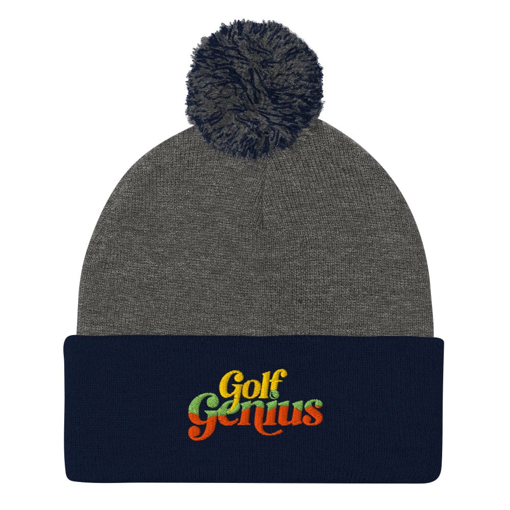 Golf Genius Pom-Pom Beanie - Funny Golf Tee by Swing Epic