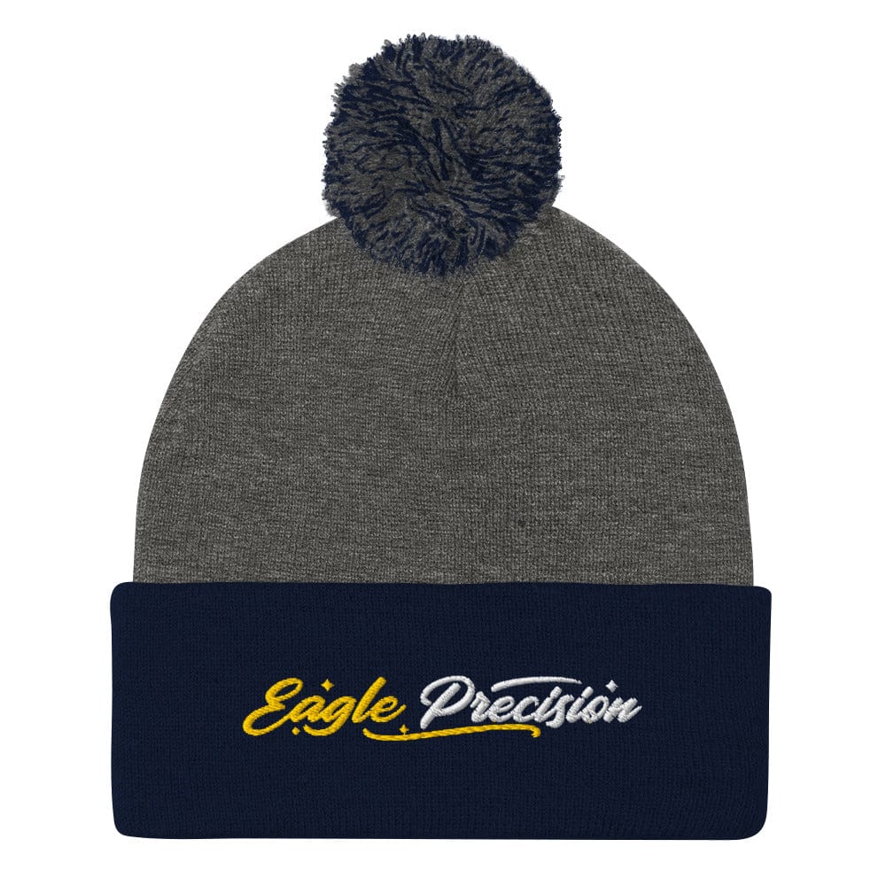 Eagle Precision Embroidered Golf Pom-Pom Beanie - Funny Golf Tee by Swing Epic