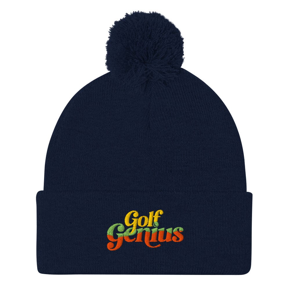 Golf Genius Pom-Pom Beanie - Funny Golf Tee by Swing Epic