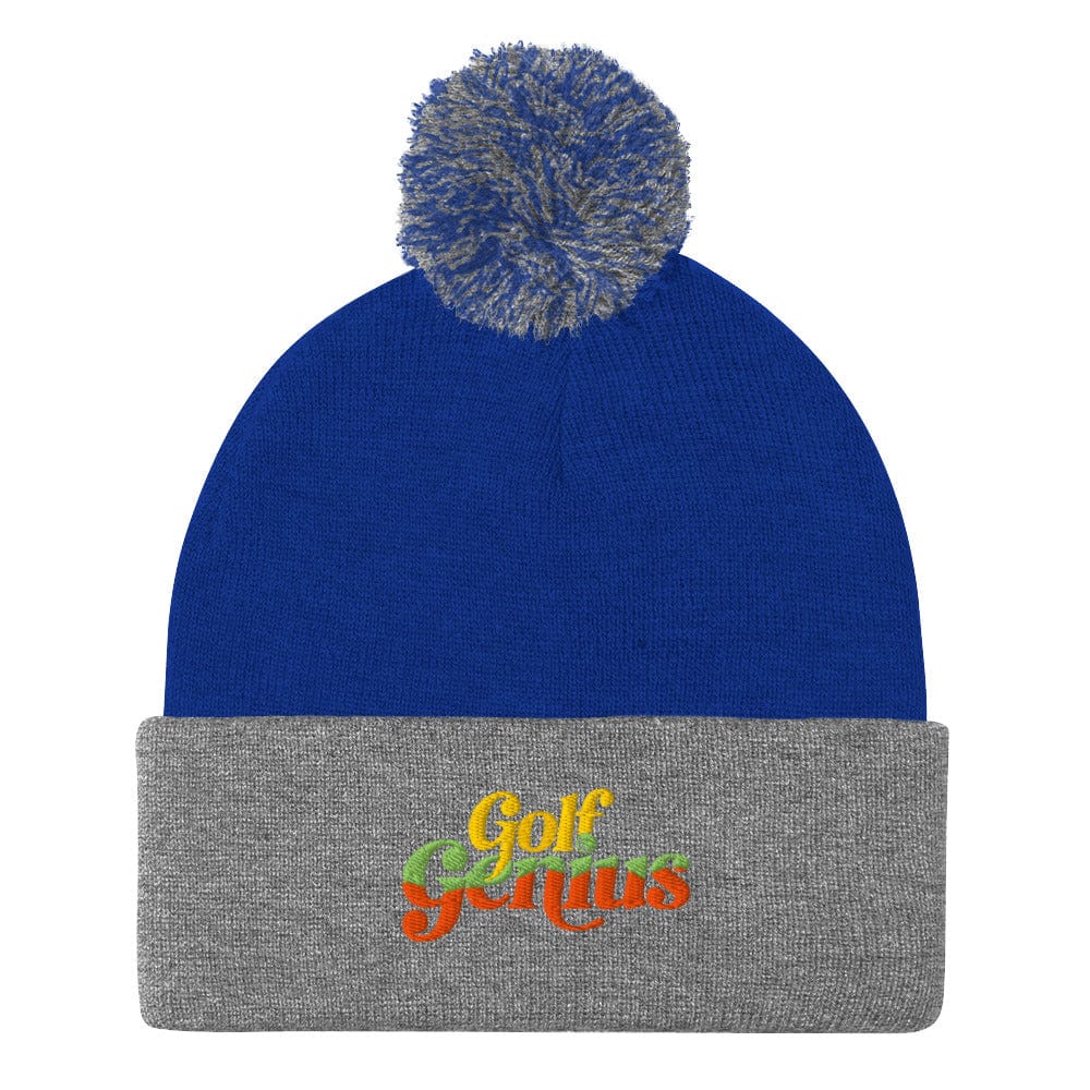Golf Genius Pom-Pom Beanie - Funny Golf Tee by Swing Epic
