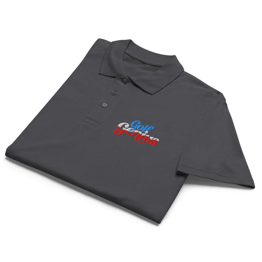 Golf Genius Embroidered Golf Pique Polo Shirt