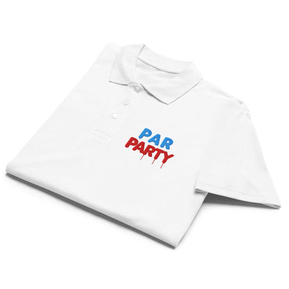 Par Party Embroidered Golf Pique Polo Shirt