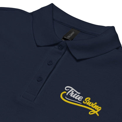 True Swing Embroidered Golf Women's Pique Polo Shirt